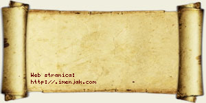 Isidora Bunić vizit kartica